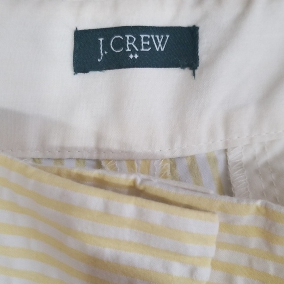 J.Crew striped yellow and white shorts. - Picture 3 of 8